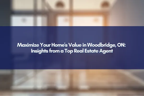 Woodbridge, ON home showcasing potential upgrades for market readiness.