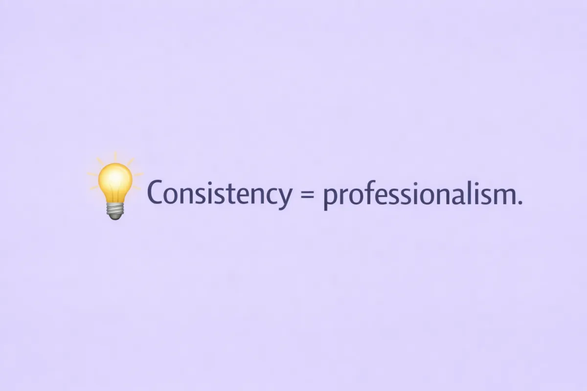 Use a Consistent Design System 🧩