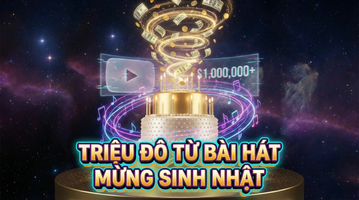 Case Study: Kiếm Triệu Đô Trên YouTube Chỉ Từ Bài Hát Chúc Mừng Sinh Nhật!