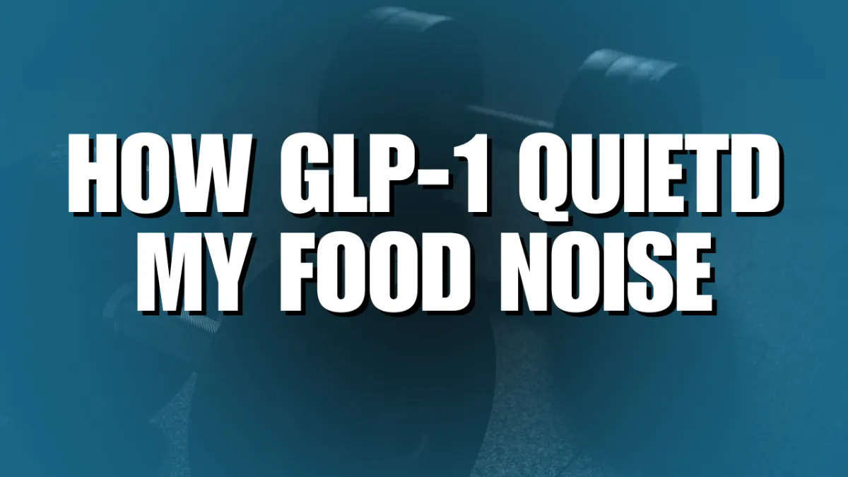 Coach Trev describing his experience with food noise while on GLP-1 at Game Changing Performance in Mundelein IL.