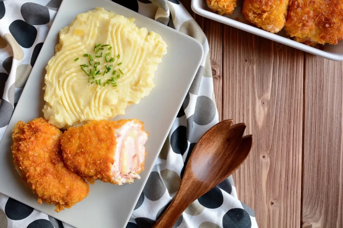 Heidi’s Crispy Chicken Cordon Bleu