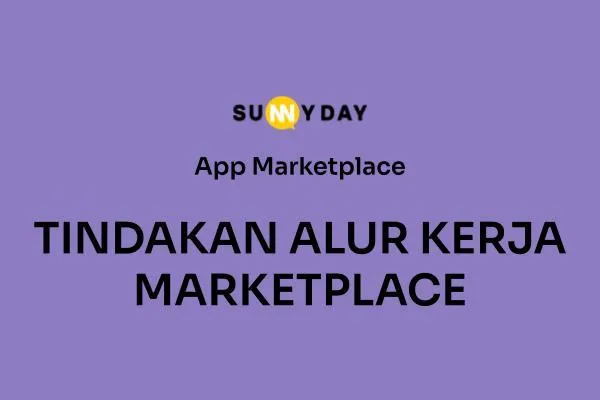 TINDAKAN ALUR KERJA MARKETPLACE