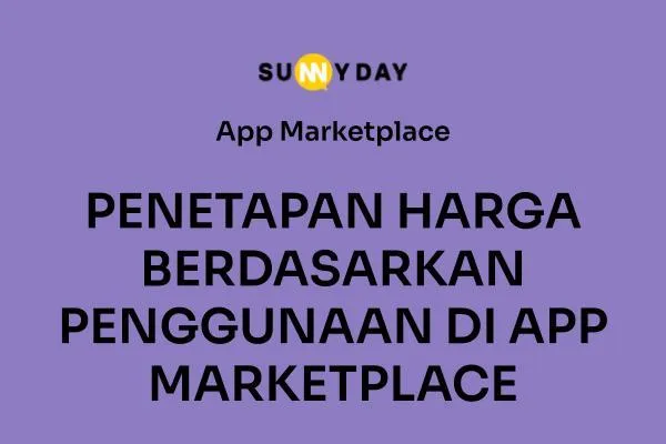 PENETAPAN HARGA BERDASARKAN PENGGUNAAN DI APP MARKETPLACE 