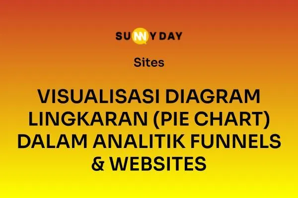 VISUALISASI DIAGRAM LINGKARAN (PIE CHART) DALAM ANALITIK FUNNELS & WEBSITES 
