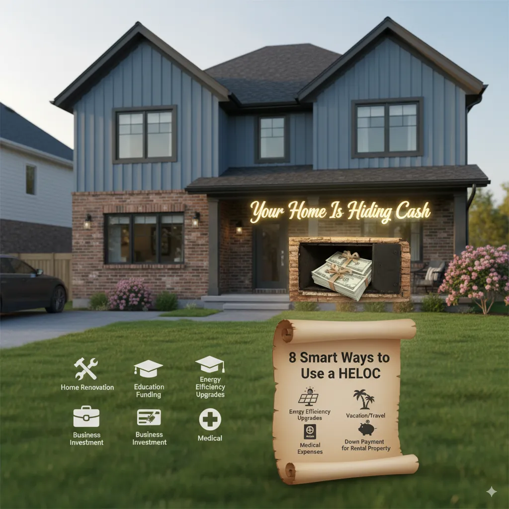 Your Home Is Hiding Cash: 8 Smart Ways to Use a HELOC