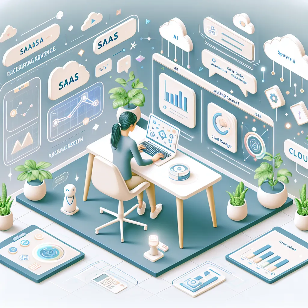 A founder coming up with profitable SaaS ideas in 2025 at her computer