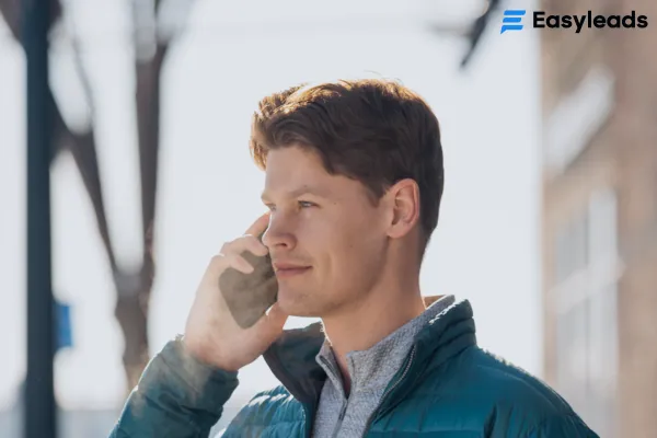 guy on phone