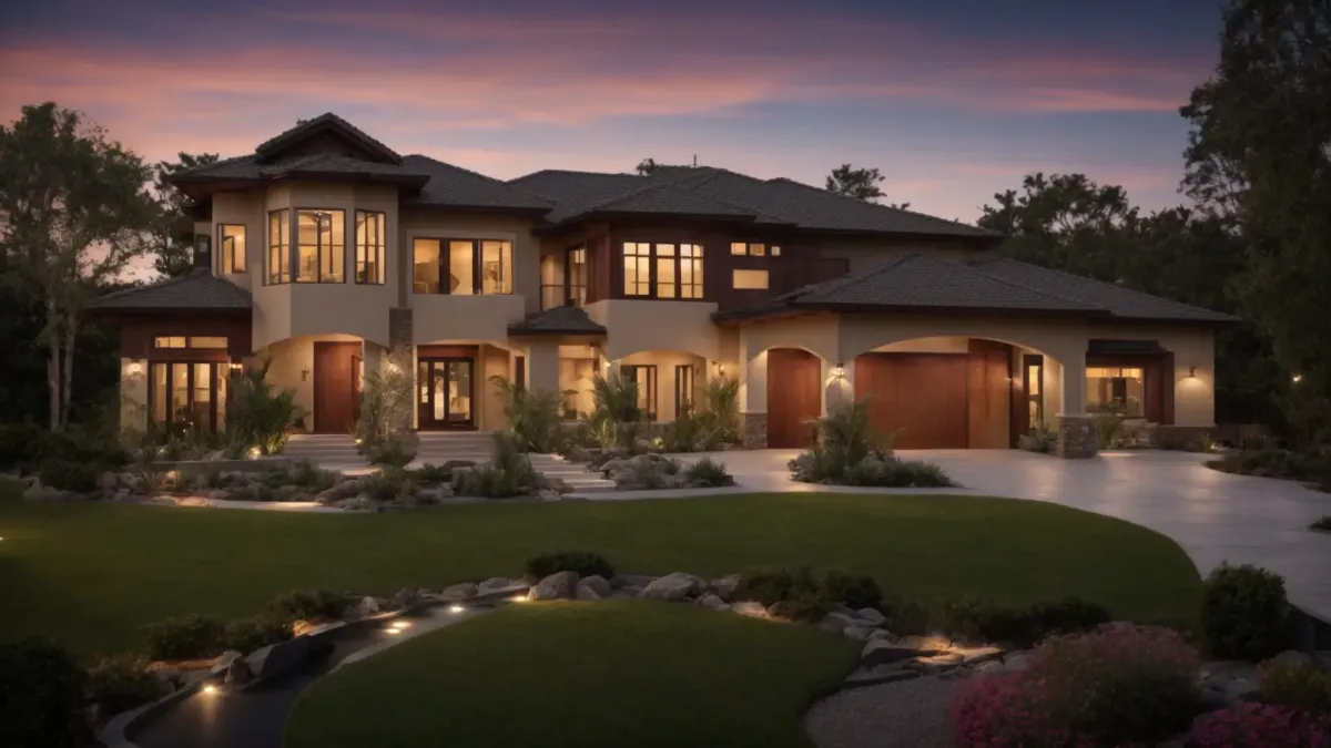 a beautifully crafted custom home