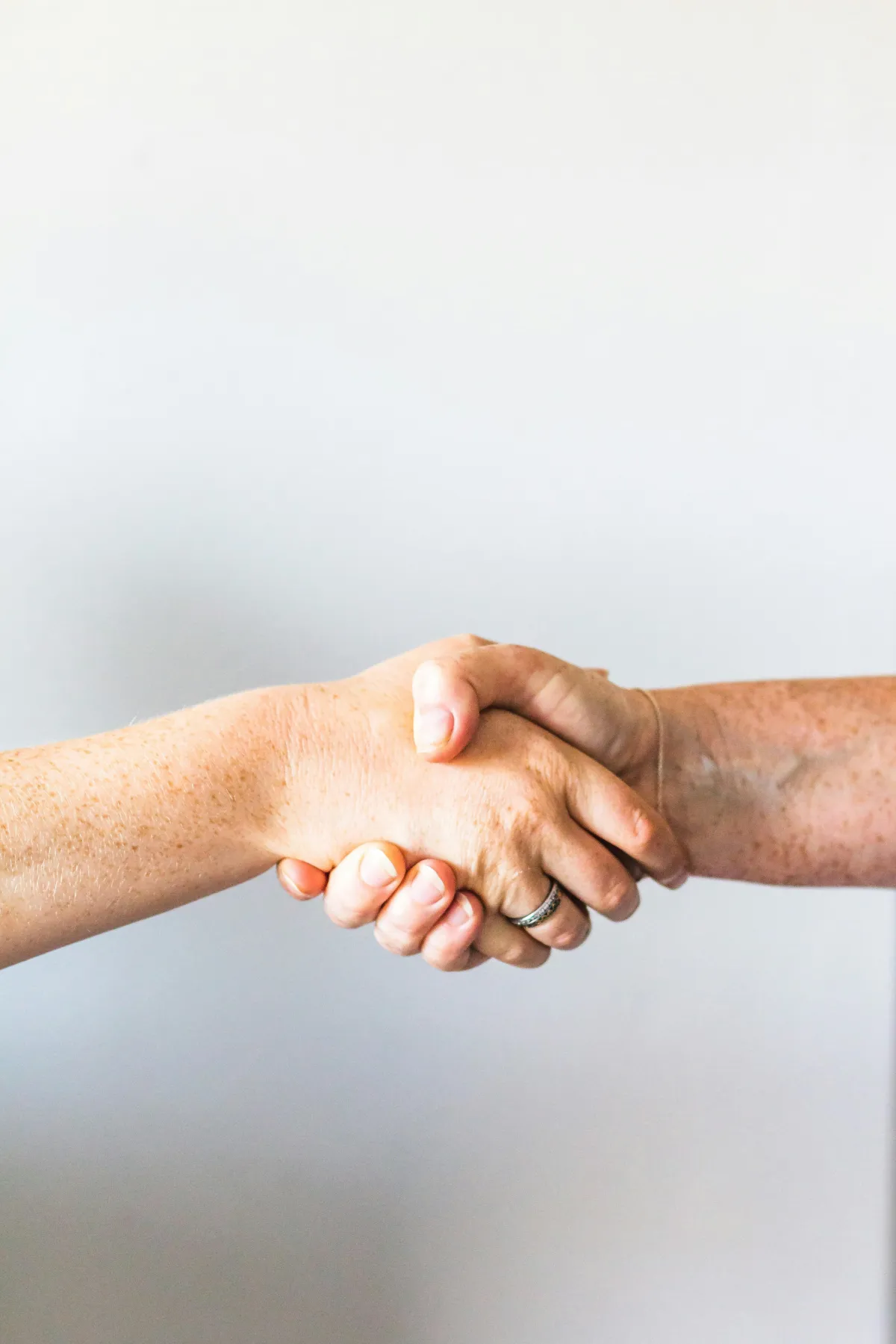 partners shaking hands