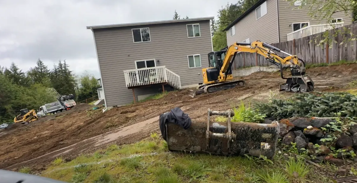 Land Clearing near Thurston County, Washington