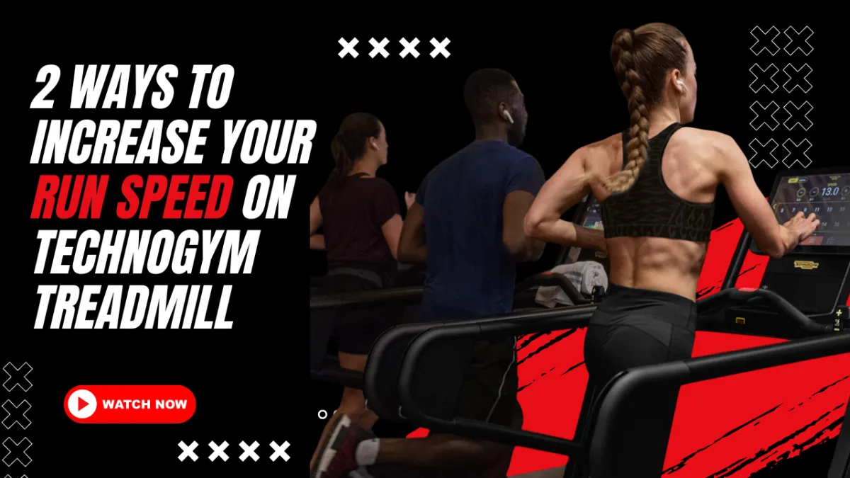 Woman on Technogym Treadmill