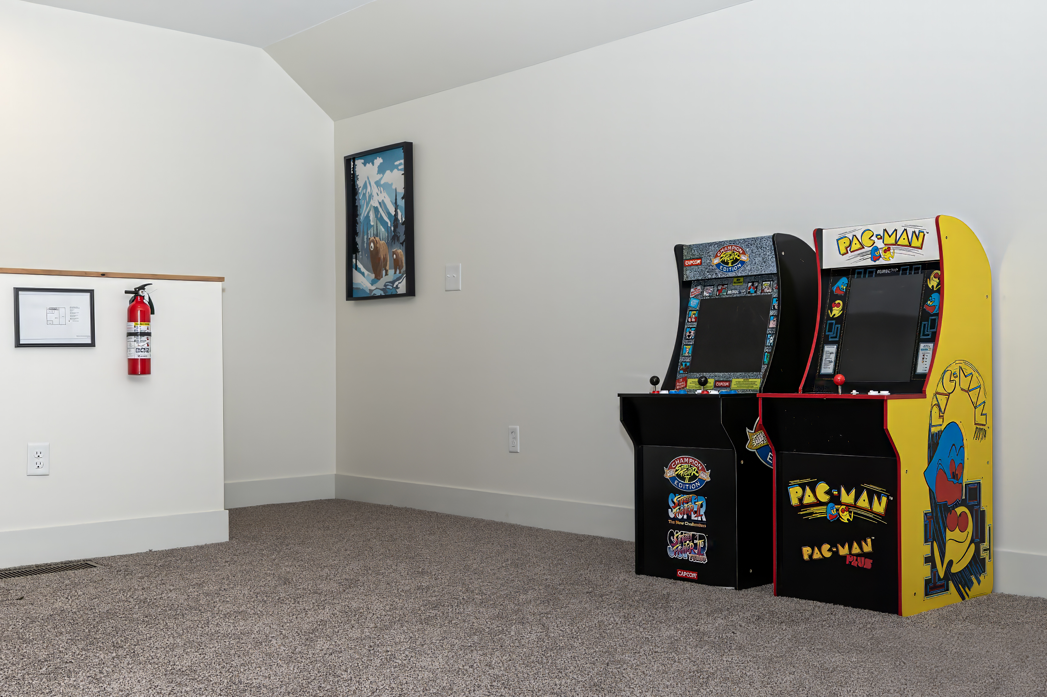 Arcade Games in Game Room