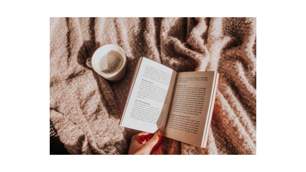 tea and book