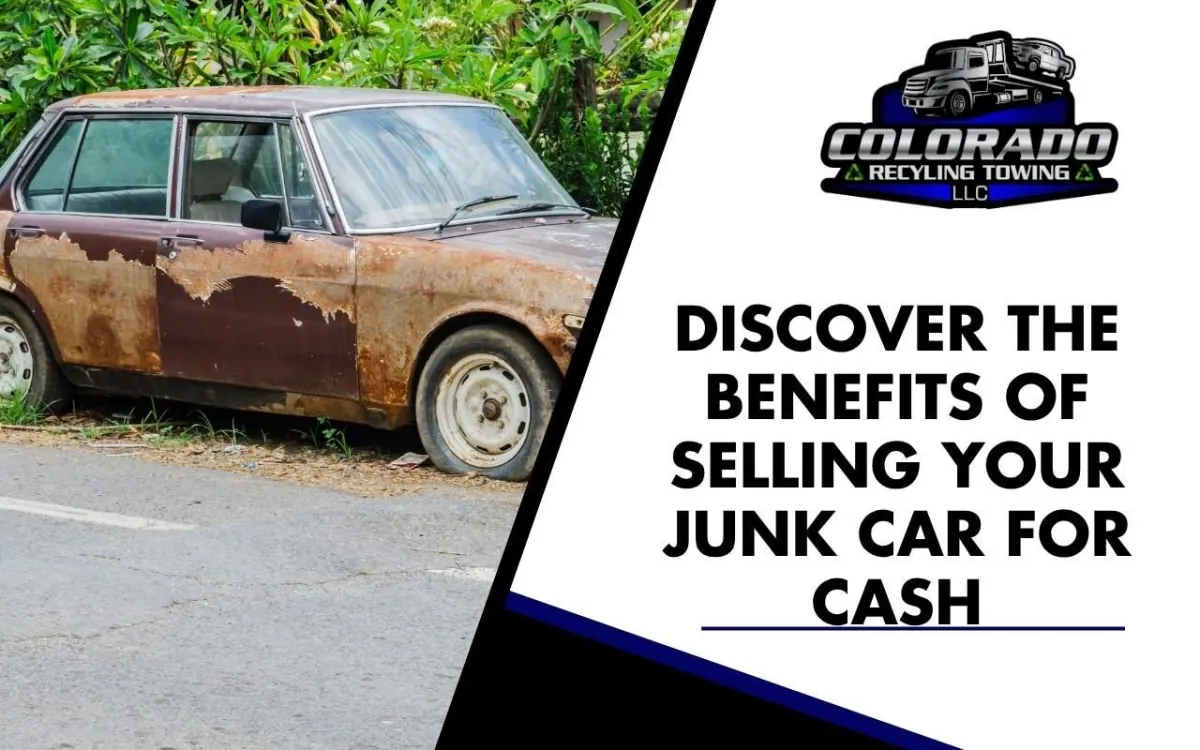 Junk car parked in a residential yard before sale