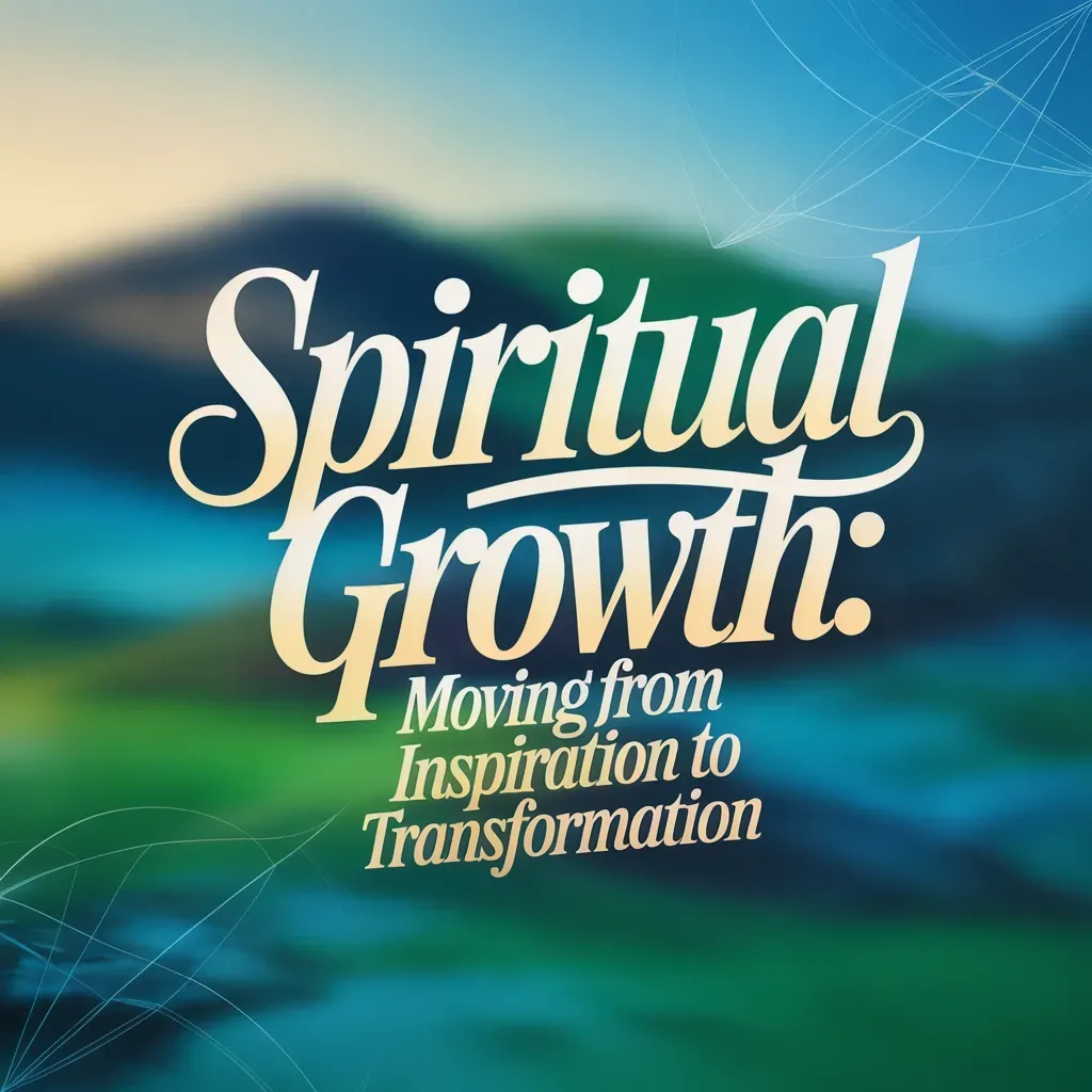 Spiritual Growth: Moving from Inspiration to Transformation