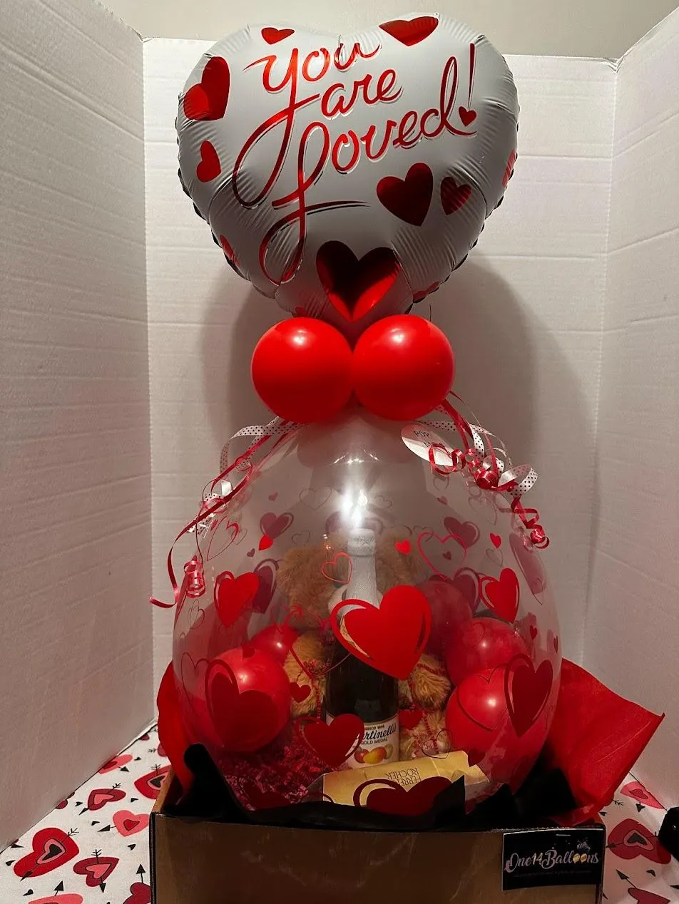 Custom balloons for valentines