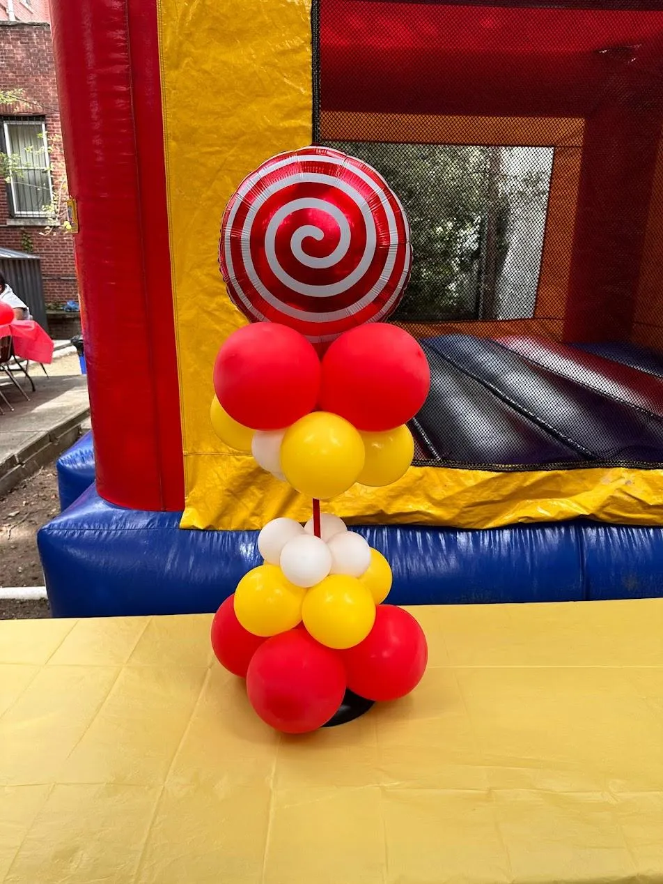 balloon centerpiece for party