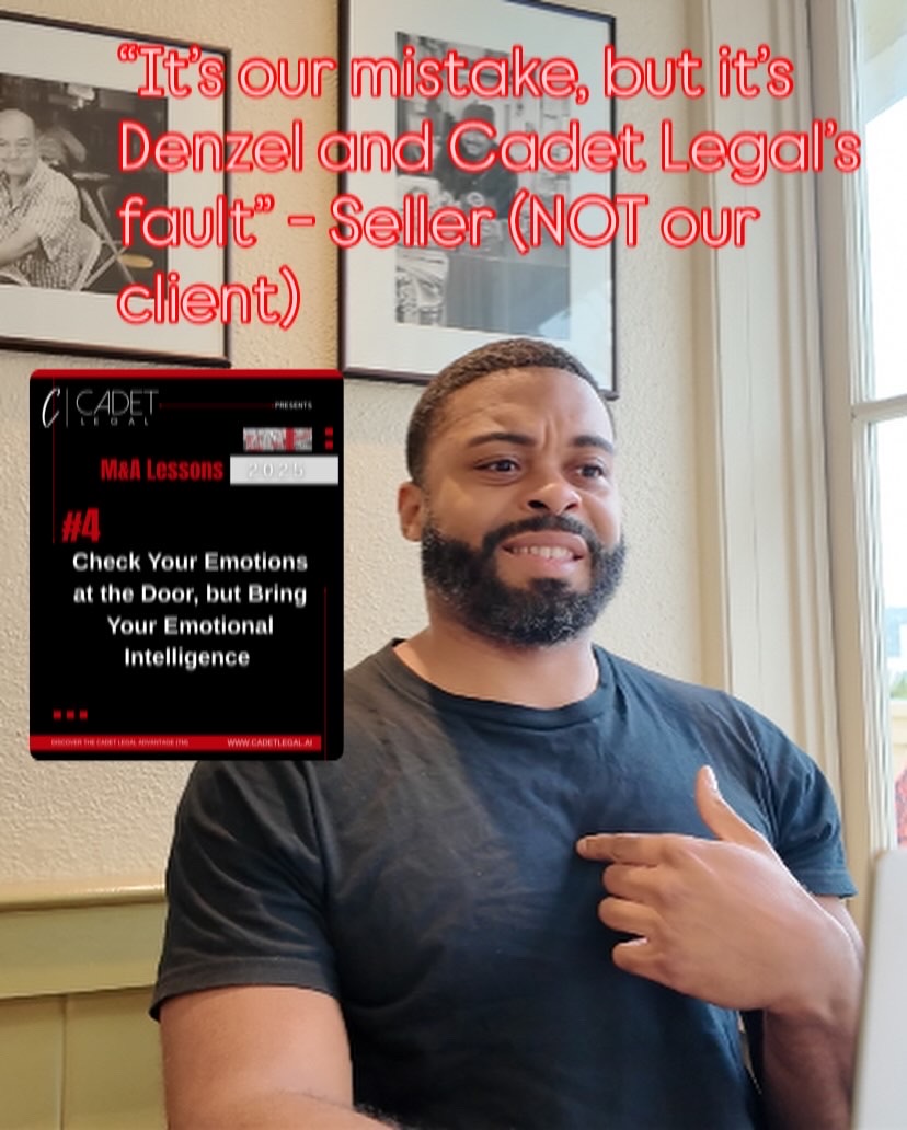 2025 M&A Lessons #4 - Check Your Emotions at the Door, But Bring Your Emotional Intelligence