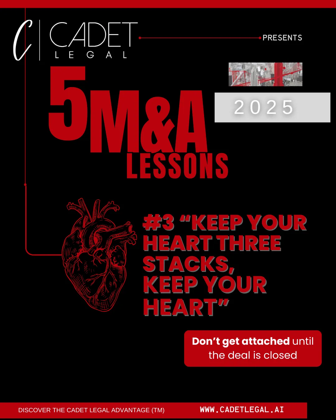 2025 M&A Lessons #3 - "Keep Your Heart 3Stacks, Keep Your Heart"