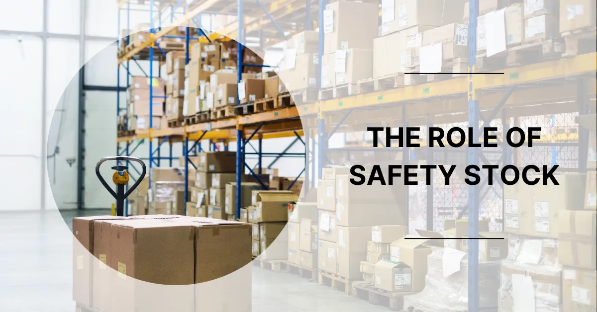 A warehouse with stored goods