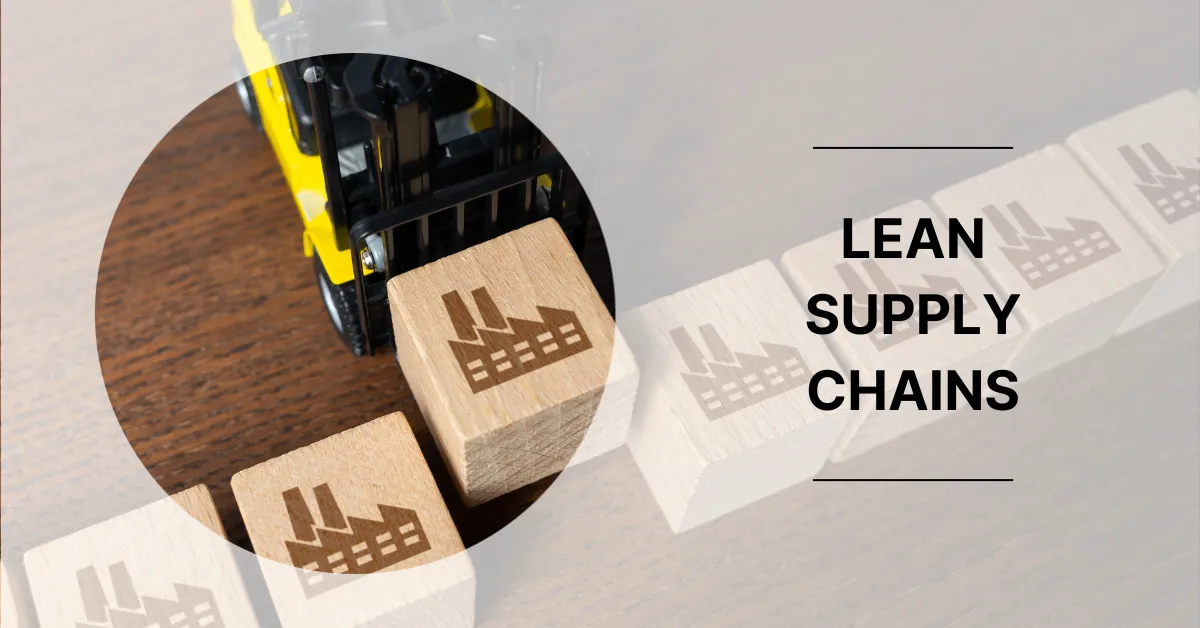 A forklift placing a wooden playing brick in place to complete a supply chain