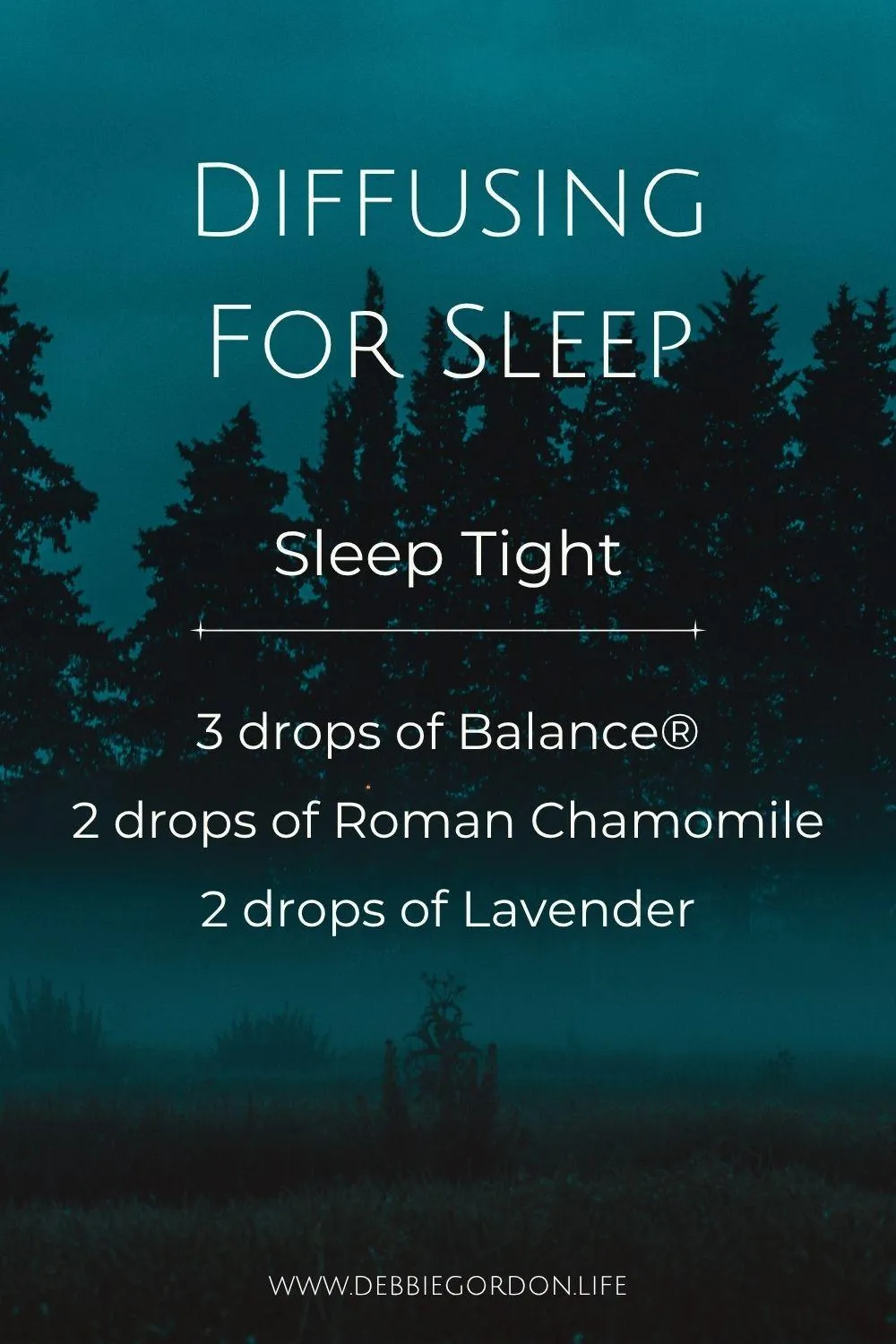Sleep Tight Diffuser Recipe