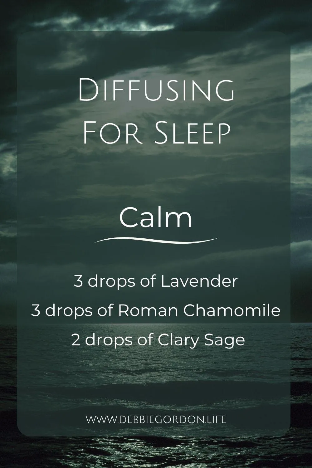 Calm oil diffuser recipe