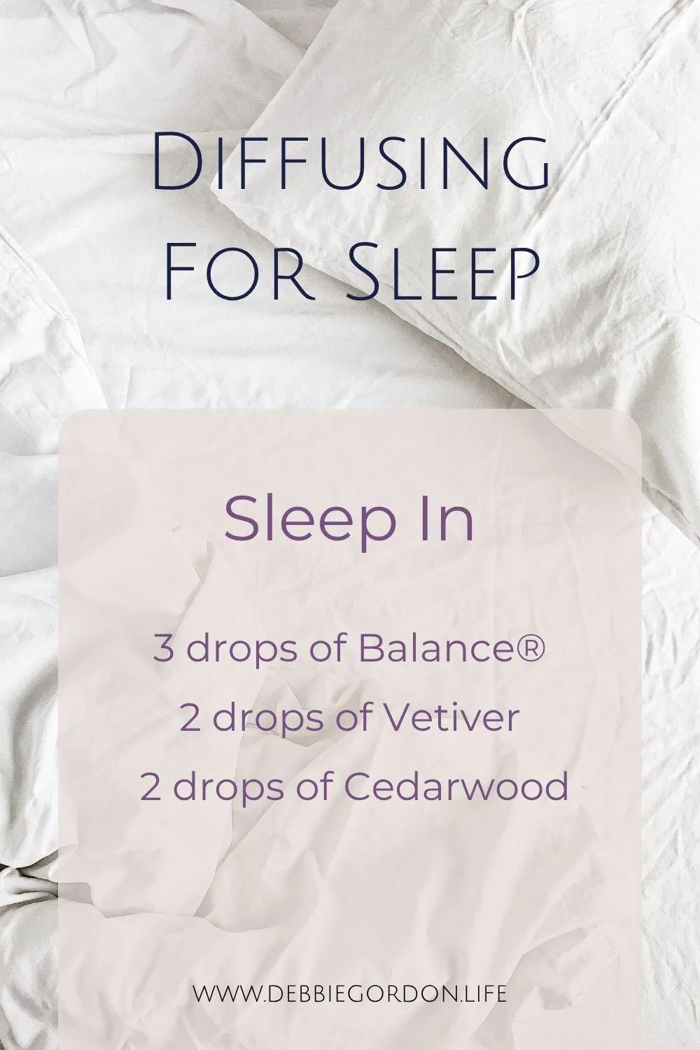 Sleep In Oil Diffuser Recipe