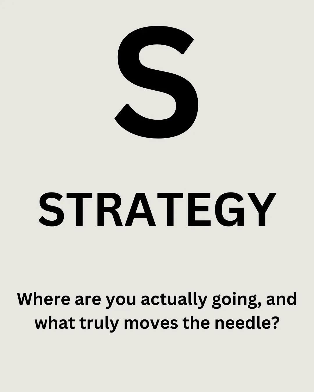 S is for Strategy: Stop Trying to Win Every Battle