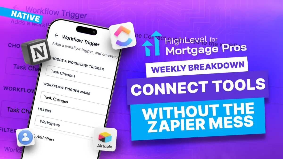 Native Workflows, No Zapier: This Week’s HighLevel Highlights