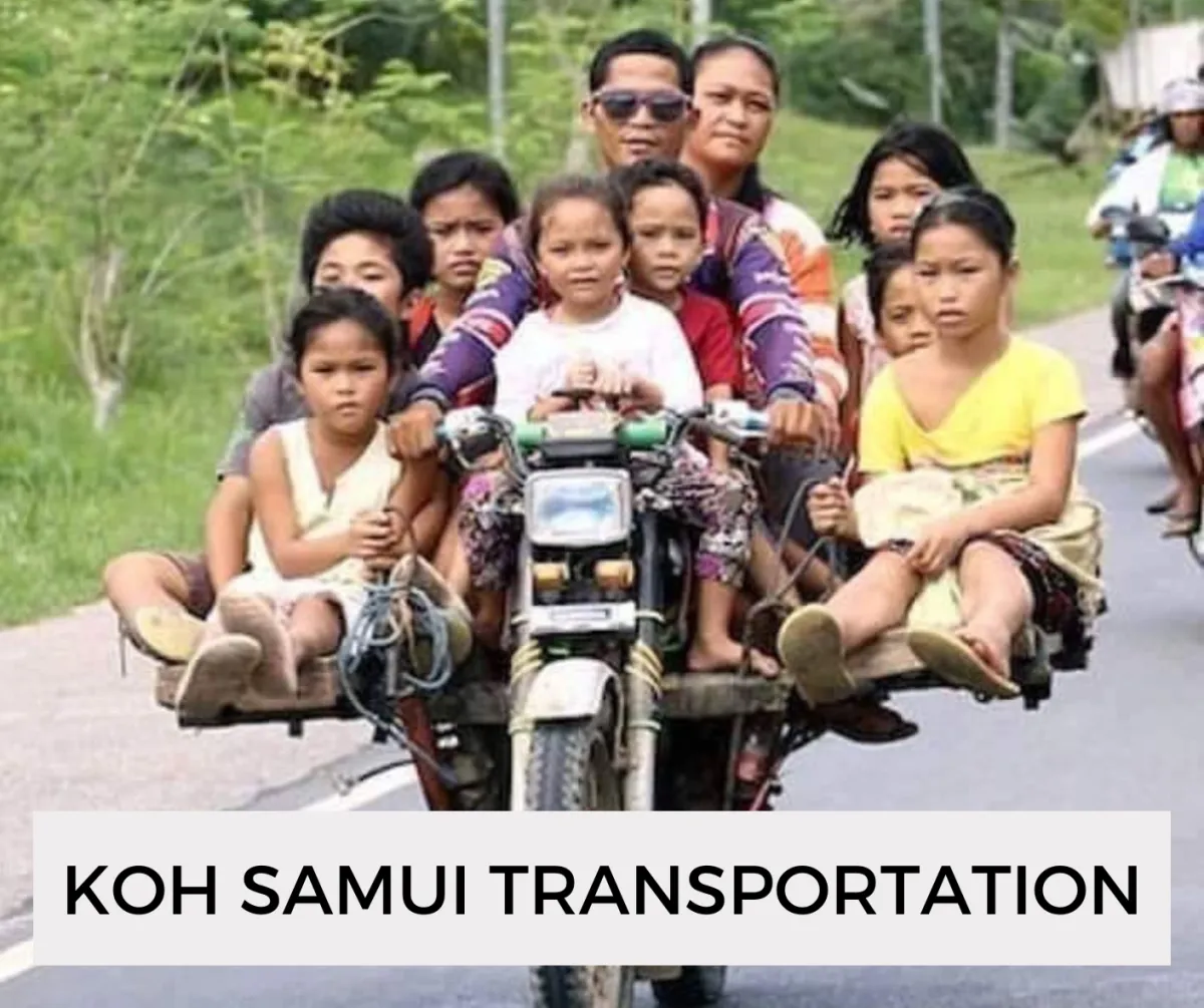 overloaded motorbike