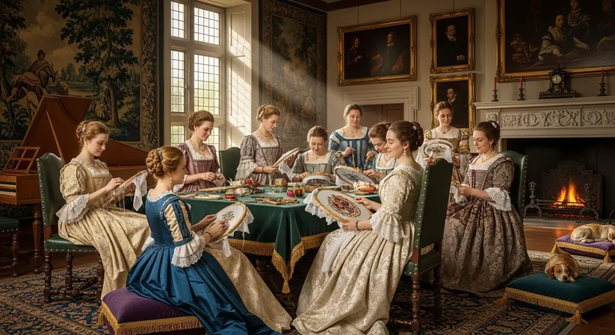 Quand les points parlaient plus fort que les mots : le langage secret de la broderie