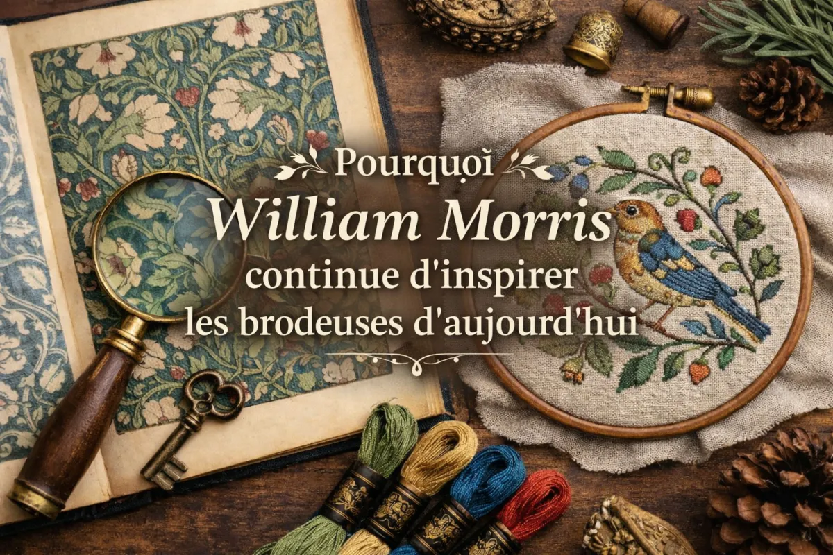 Pourquoi William Morris continue d’inspirer les brodeuses d’aujourd’hui