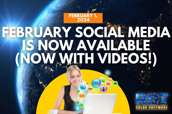 February Social Media is Now Available (Now with Videos!)
