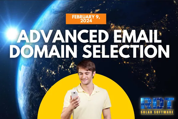 Advanced Email Domain Selection