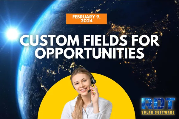 Custom Fields for Opportunities