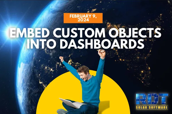 Embed Custom Objects into Dashboards