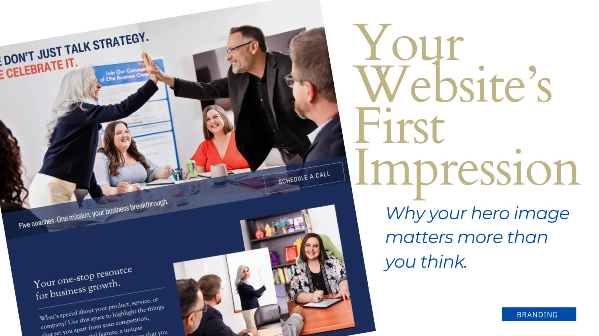 Flourish Branding Image of Business Coaches High Fiving