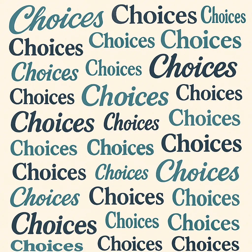 Finding Clarity When Everything Feels Like an Option