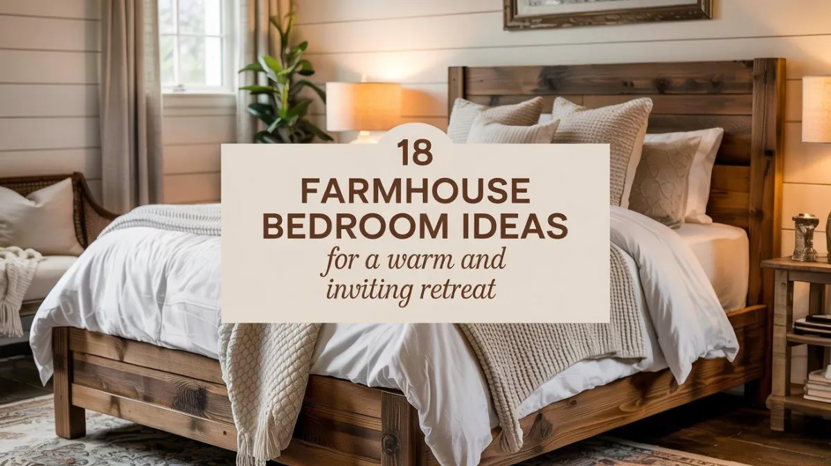 18 Farmhouse Bedroom Ideas for a Warm and Inviting Retreat