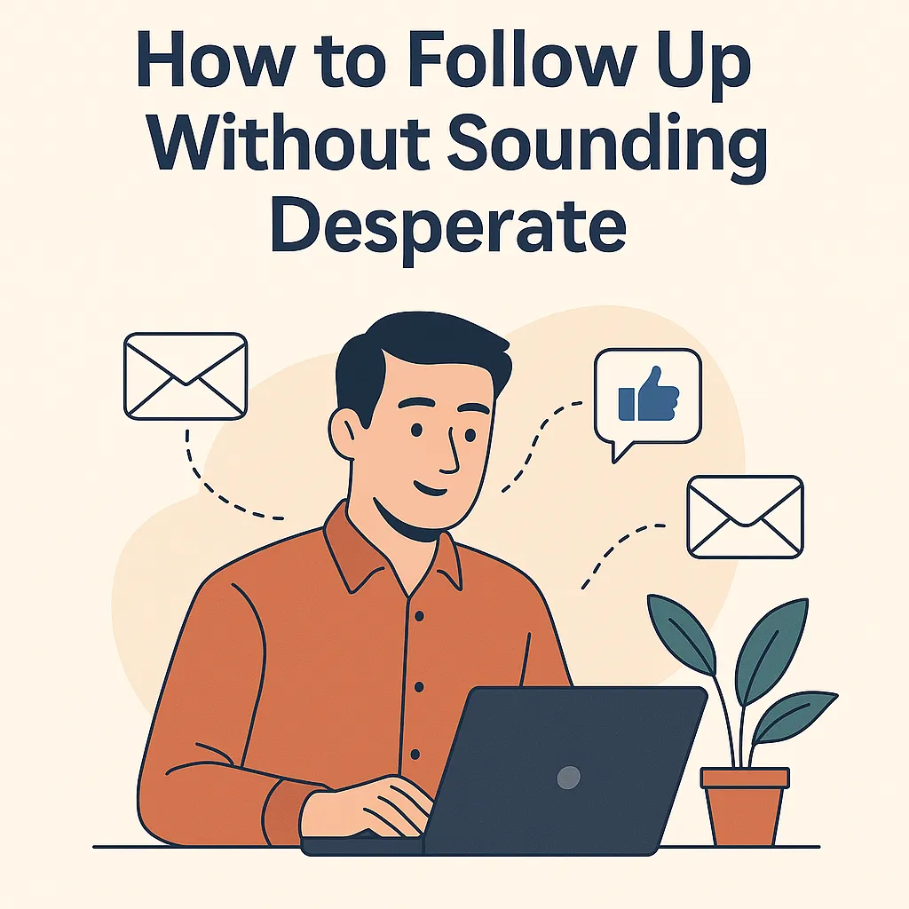 How to Follow Up Without Sounding Desperate