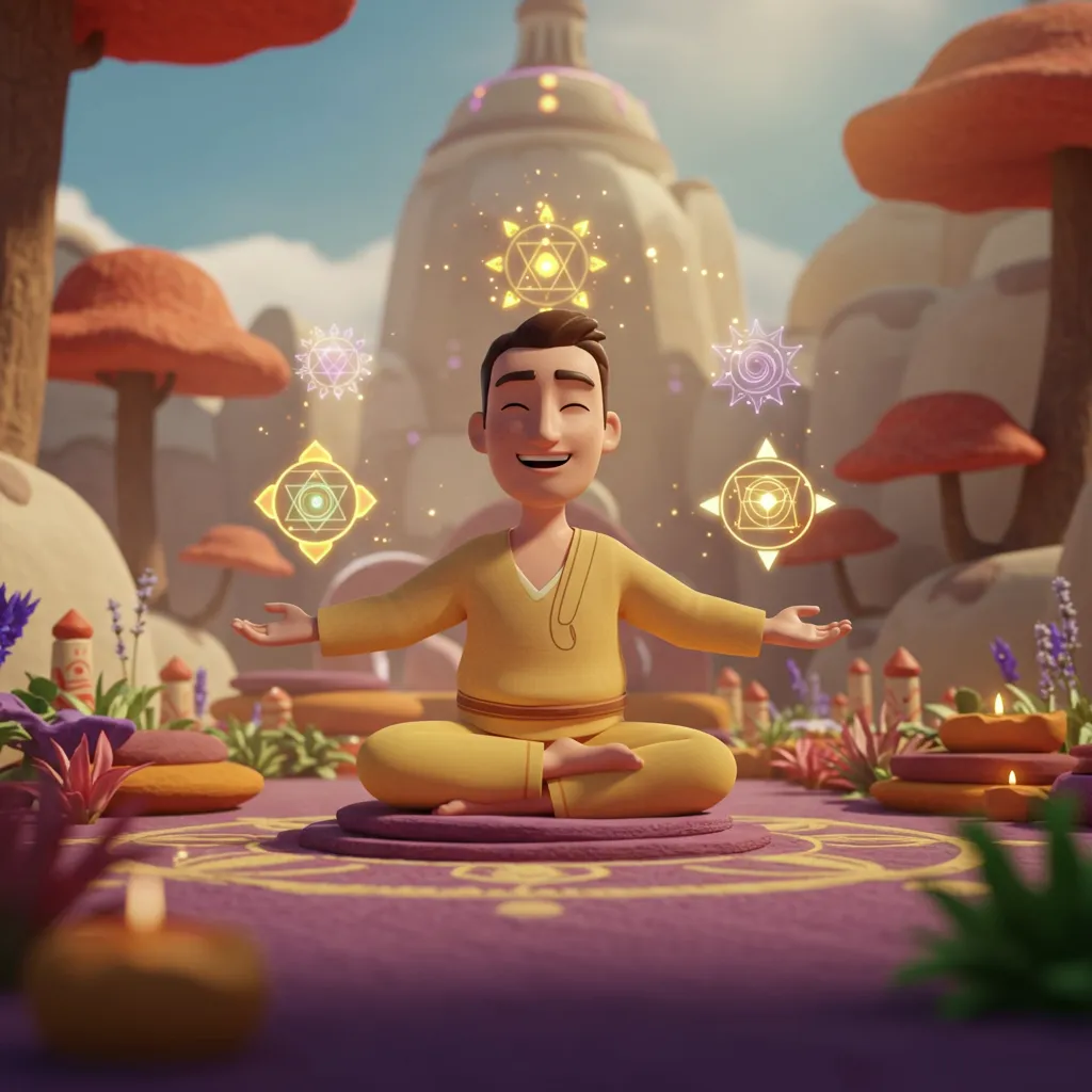 chakra balancing animation