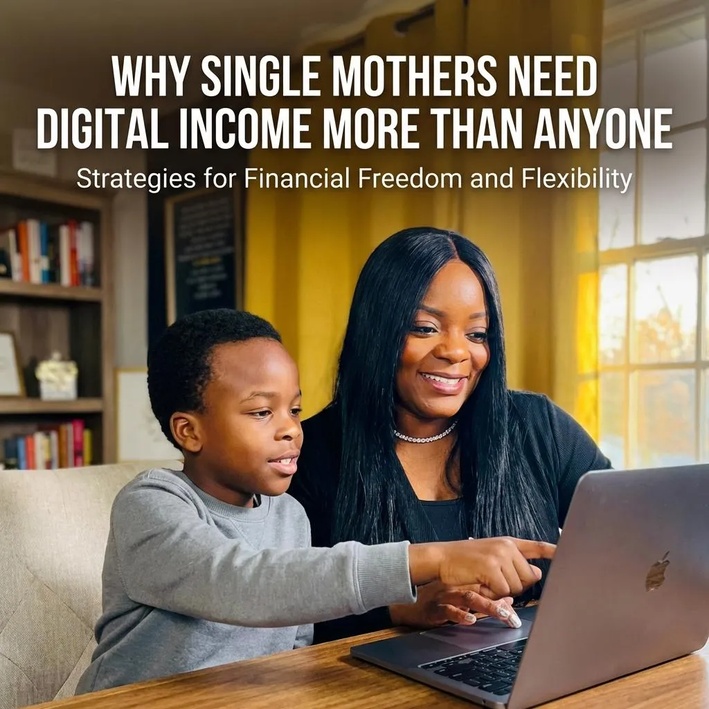 Why Single Mothers Need Digital Income More Than Anyone