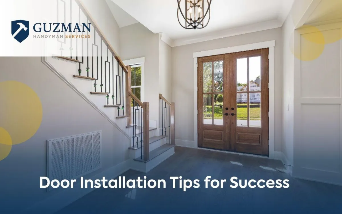 Step-by-step door installation tips guide for homeowners