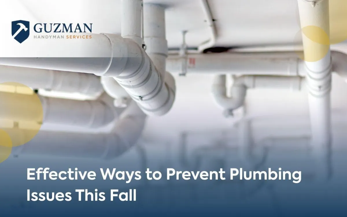 Technician inspecting a water heater to help Prevent Plumbing Issues This Fall