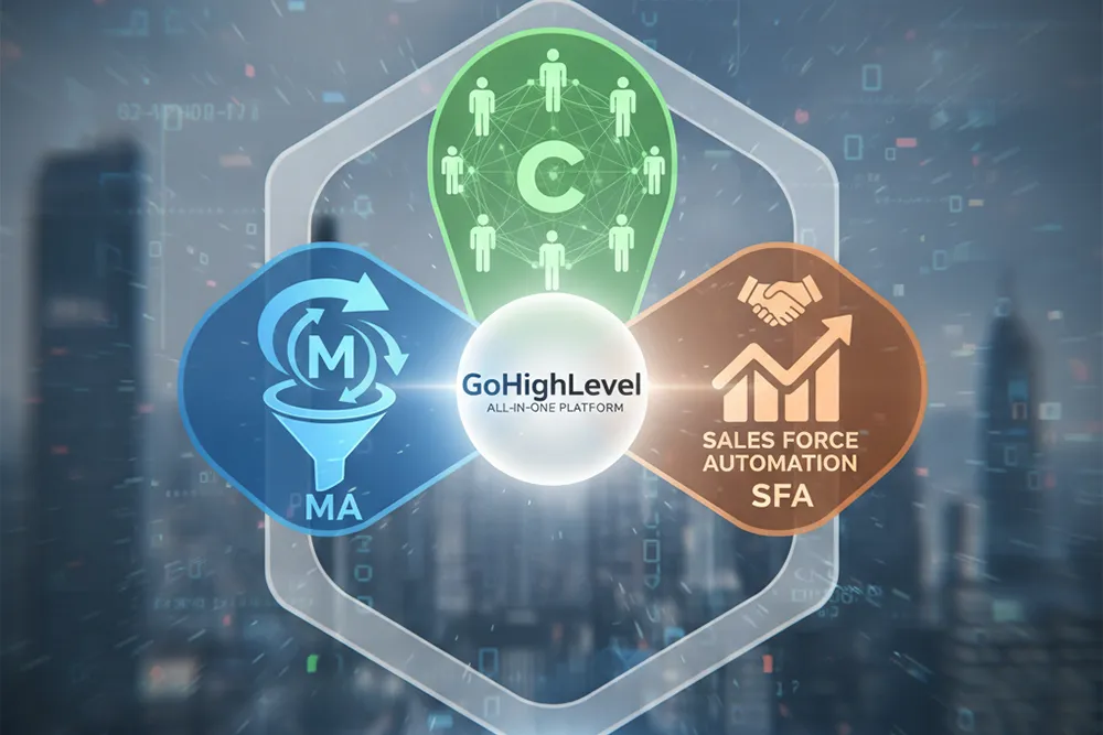 MA、CRM、SFAって何？GoHighLevelが全部解決します！