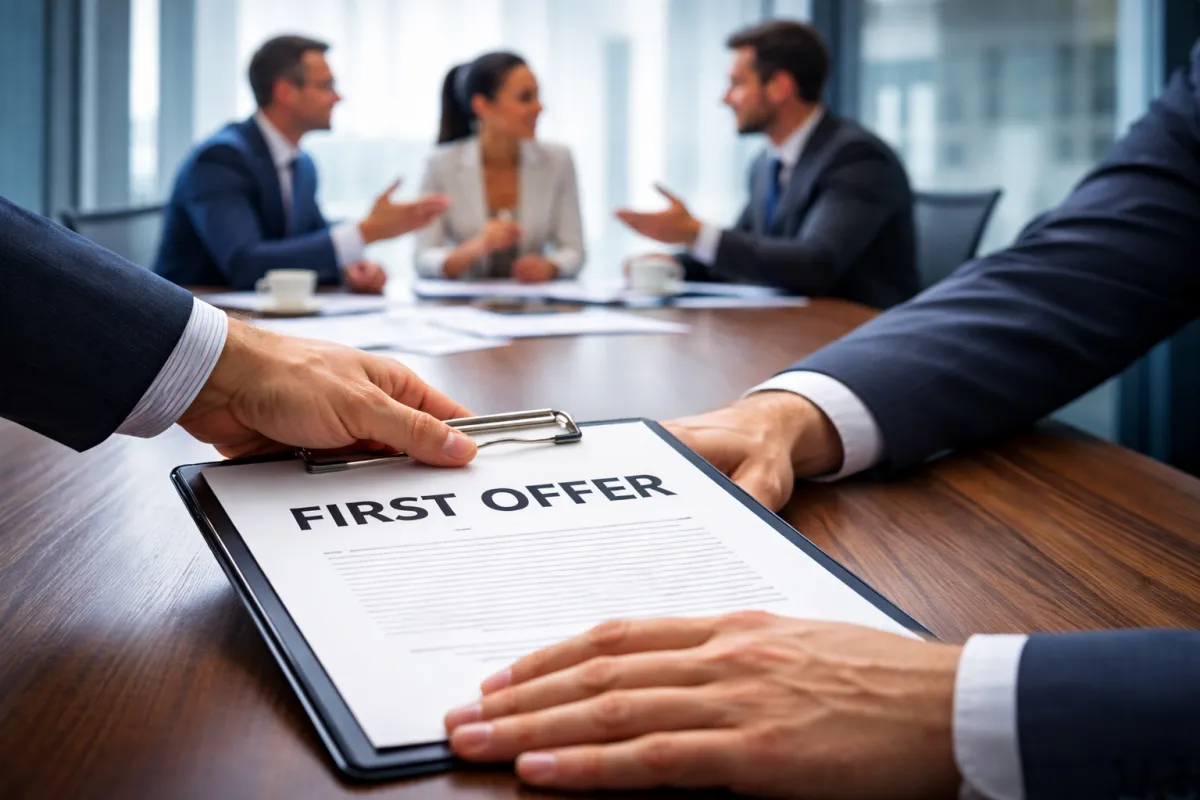 Negotiations Don’t Start With Back-and-Forth. They Start With the First Offer.