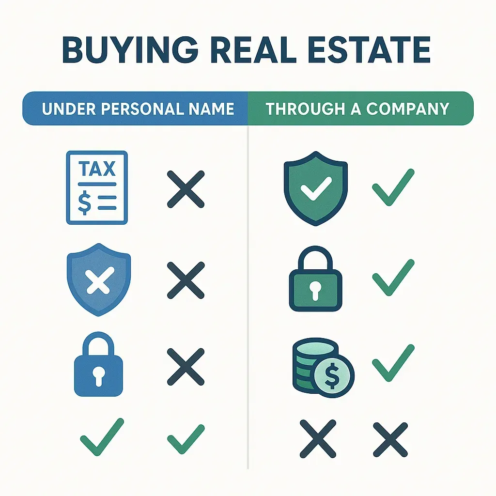 Compra a Nombre Personal vs LLC