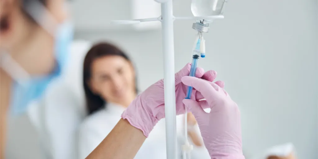 IV Hydration Therapy Close Up Look
