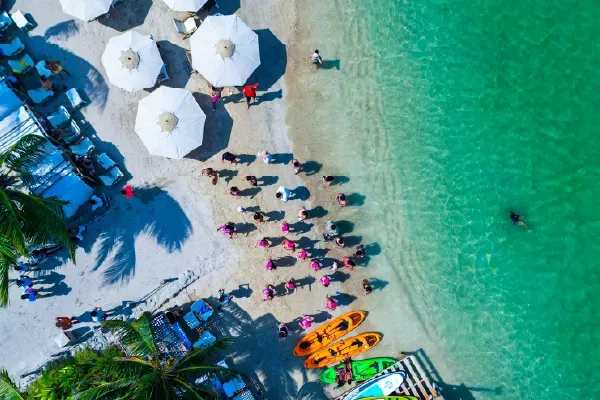 Eventos corporativos en la playa